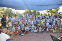 اختتام دورة السباحة الثانية للاطفال لموسم صيف 2015 في بركة اللد